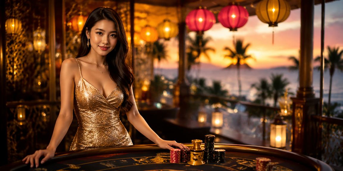 Người chơi slot game trên bãi biển Đà Nẵng với điện thoại di động