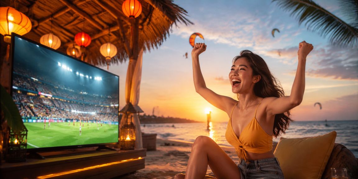Bối cảnh thể thao và cá cược tại Hội An với đèn lồng rực rỡ về đêm