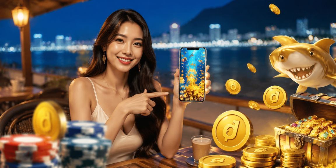 Người dùng thực hiện giao dịch casino trực tuyến bên ly cà phê tại Vũng Tàu